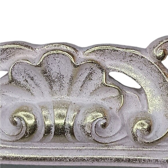 Pink & Gold Photo Frame Scallop Design Tabletop or Hanging 8"x8" Photo 3.5"x3.5" - Picture 11 of 13